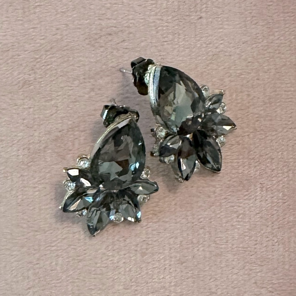 3 Pair of Earrings Dark Moody Collection Black & Hematite Bundle Filigree Gypsy - Picture 5 of 14
